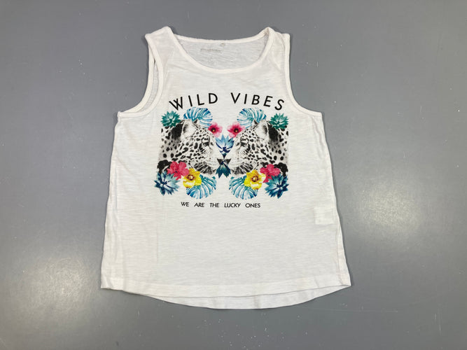 Débardeur félins Vibes, moins cher chez Petit Kiwi