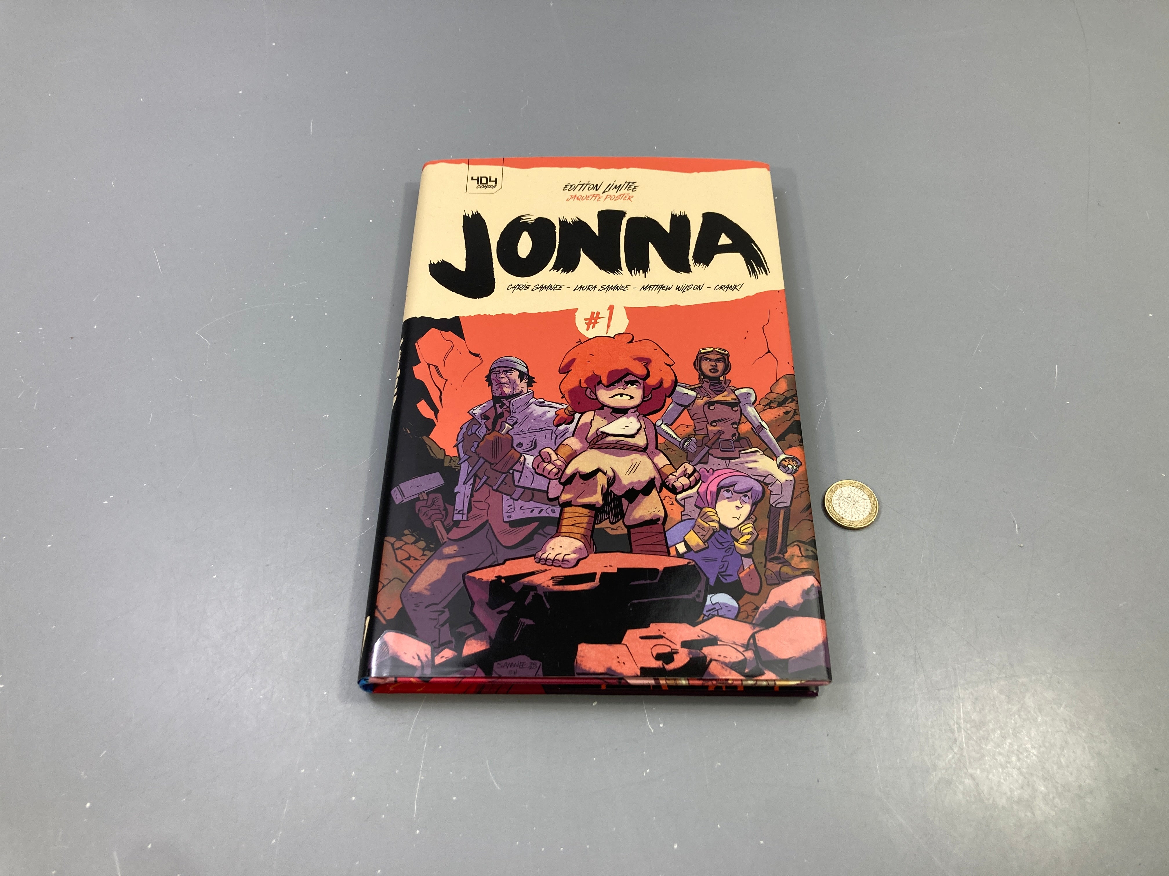 BD Jonna #1, Chris et Laura Samnee, édition limitée jaquette poster, 404 Comics