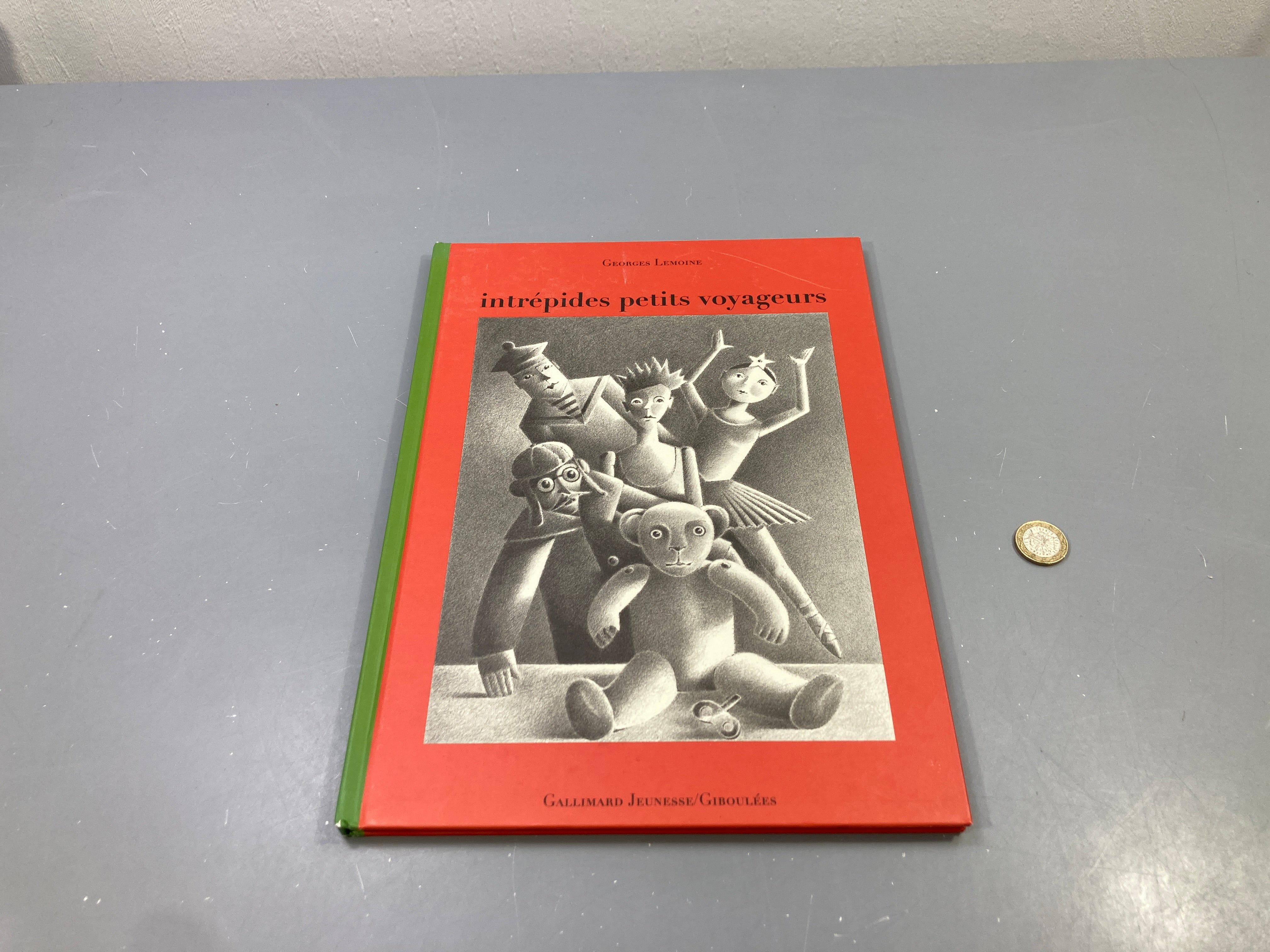 Intrépides petits voyageurs, Georges Lemoine, Gallimard Jeunesse/Giboulées Couverture griffée haut