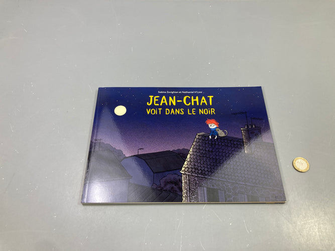 Jean-Chat voit dans le noir, Sabine Zovighian et Nathaniel H'Limi, couverture souple, moins cher chez Petit Kiwi
