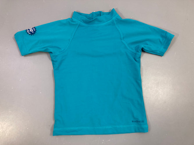 T-shirt m.c anti Uv bleu UPF50+, moins cher chez Petit Kiwi