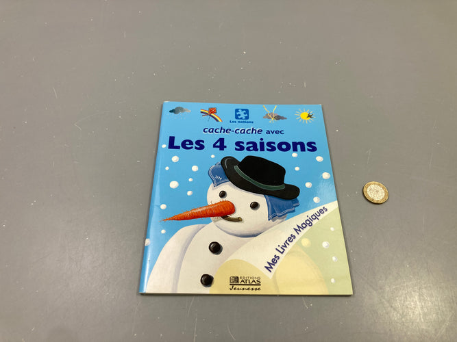 Cache-cache avec Les 4 saisons, Mes Livres Magiques, Éditions Atlas Jeunesse, moins cher chez Petit Kiwi