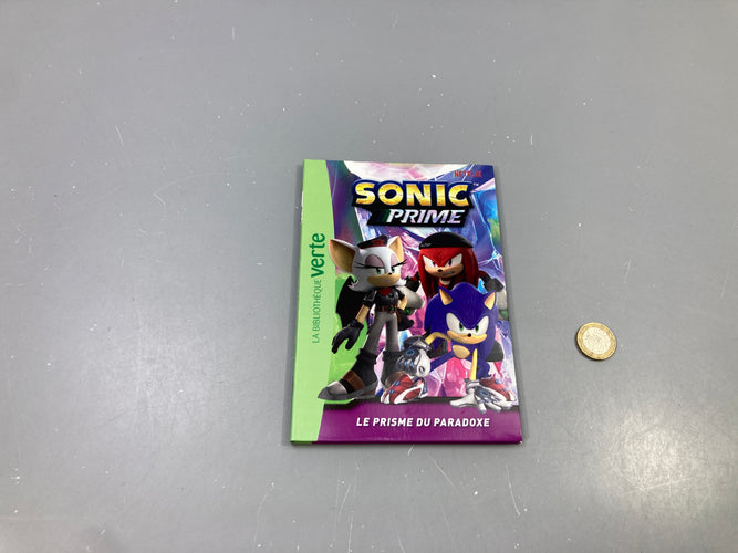 Sonic Prime, Le pris.me du paradoxe, Bibliothèque verte, moins cher chez Petit Kiwi