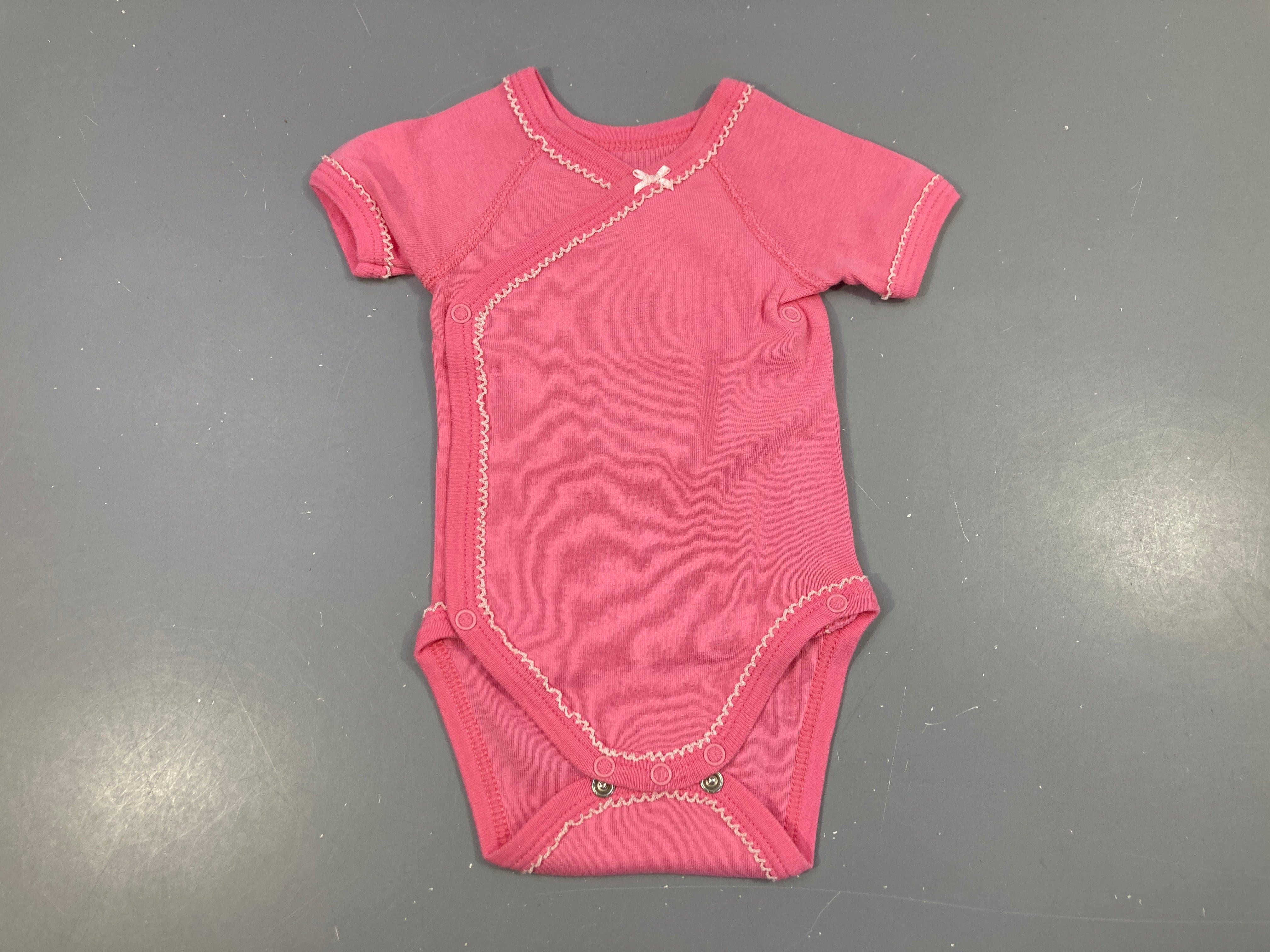 Body m.c rose croisé au devant