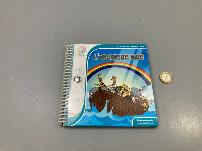 Jeu de voyage magnétique L'Arche de Noé, 48 défis, 5+, 1 joueur, Smart Games, moins cher chez Petit Kiwi