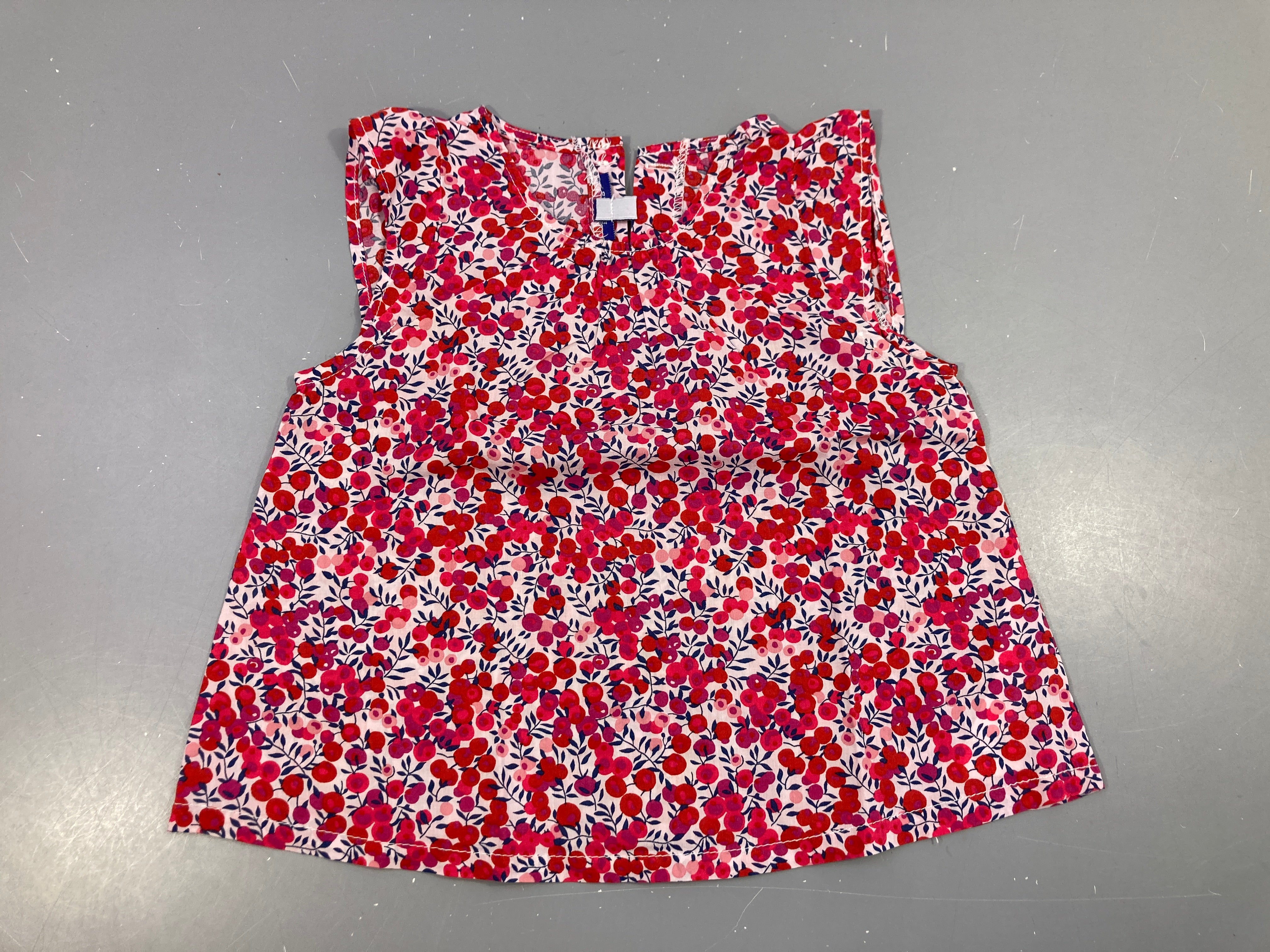 Blouse s.m rose fruits rouges