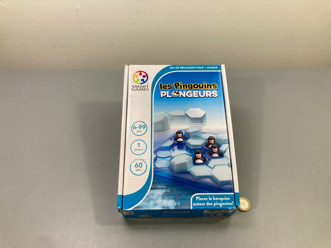 Jeu Les Pingouins Plongeurs, 60 défis, 6-99 ans, 1 joueur, Smart Games, moins cher chez Petit Kiwi
