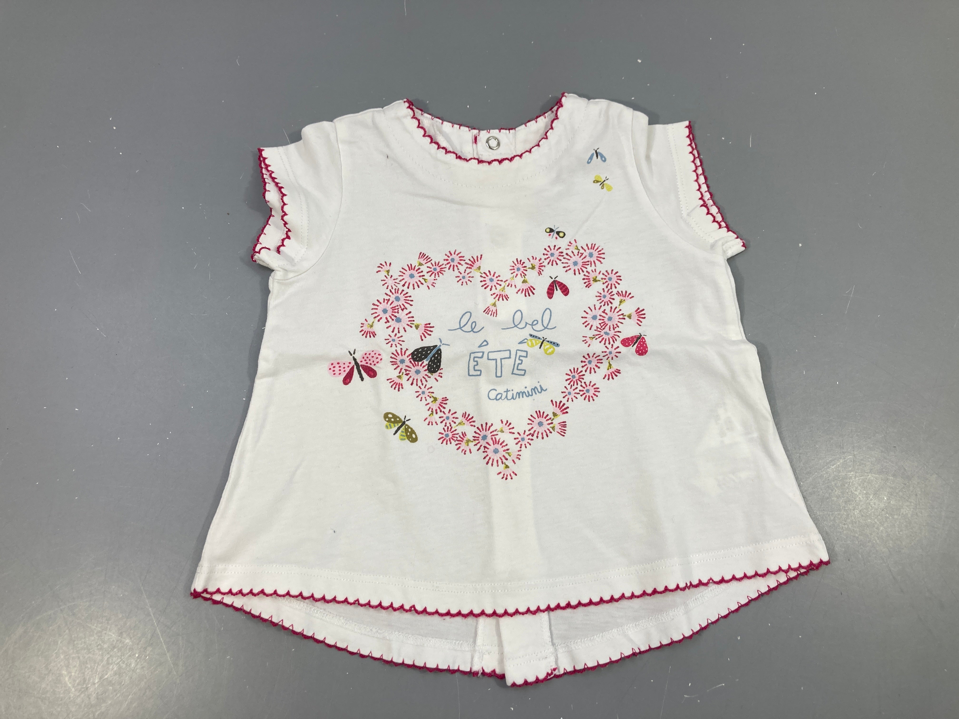 T-shirt m.c blanc Le bel été