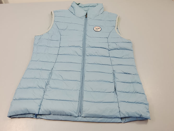 Bodywarmer bleu "Back to Alaska, Pas de taille indiquée, estimée M (petite tache sur le côté), moins cher chez Petit Kiwi