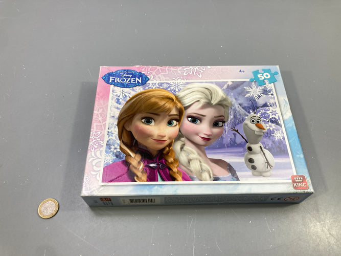 Puzzle La Reine des Neiges (Frozen) 50 pcs, en boîte, King, moins cher chez Petit Kiwi