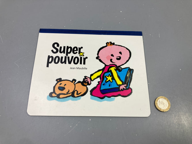 Super pouvoir, Jean Maubille, carton, moins cher chez Petit Kiwi