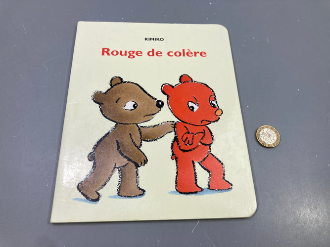 Rouge de colère, Kimiko, carton, moins cher chez Petit Kiwi