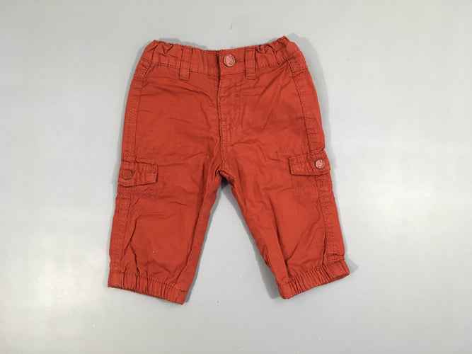 Pantalon rouille doublé jersey, moins cher chez Petit Kiwi