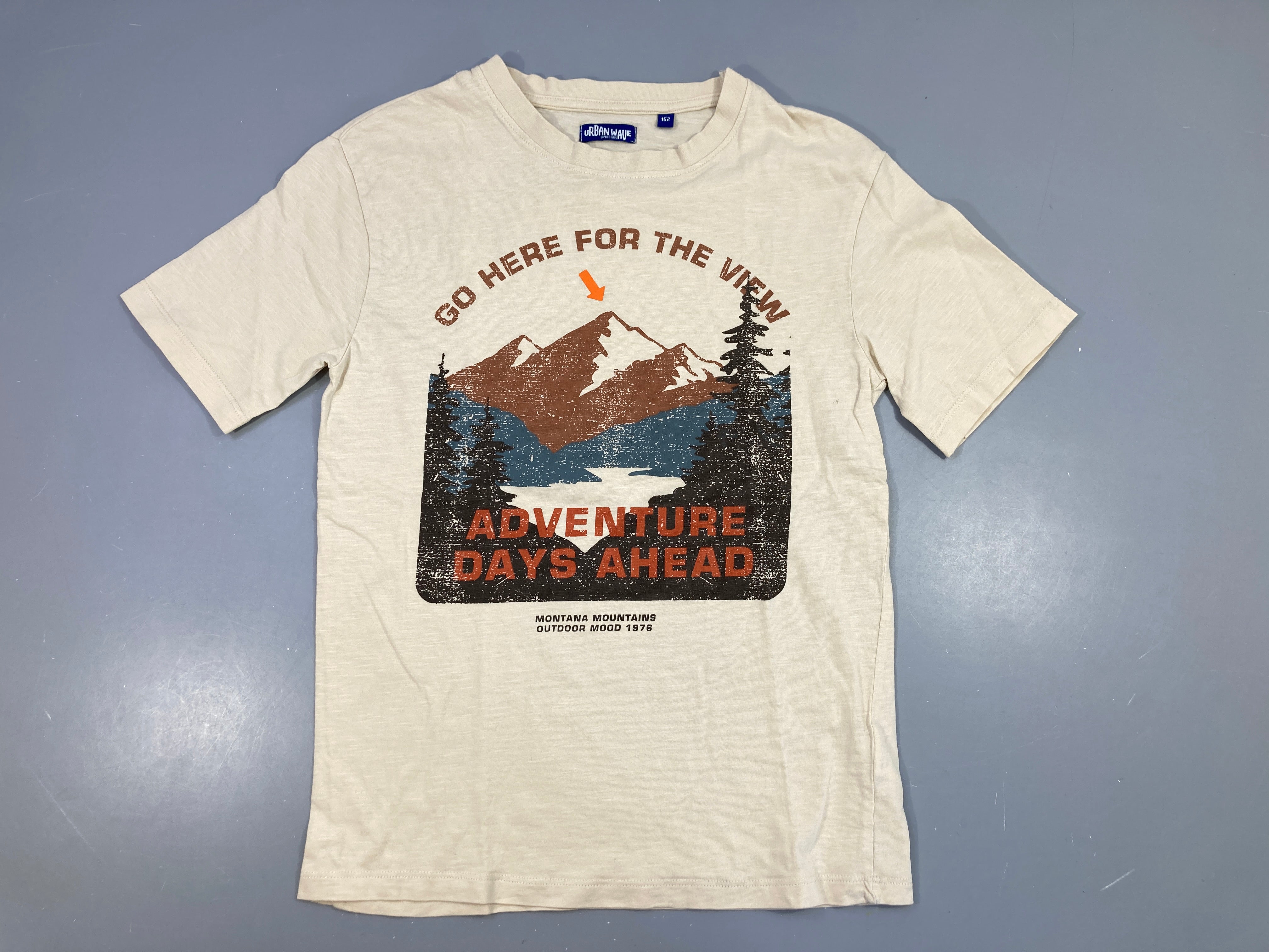 T-shirt m.c beige Adventure