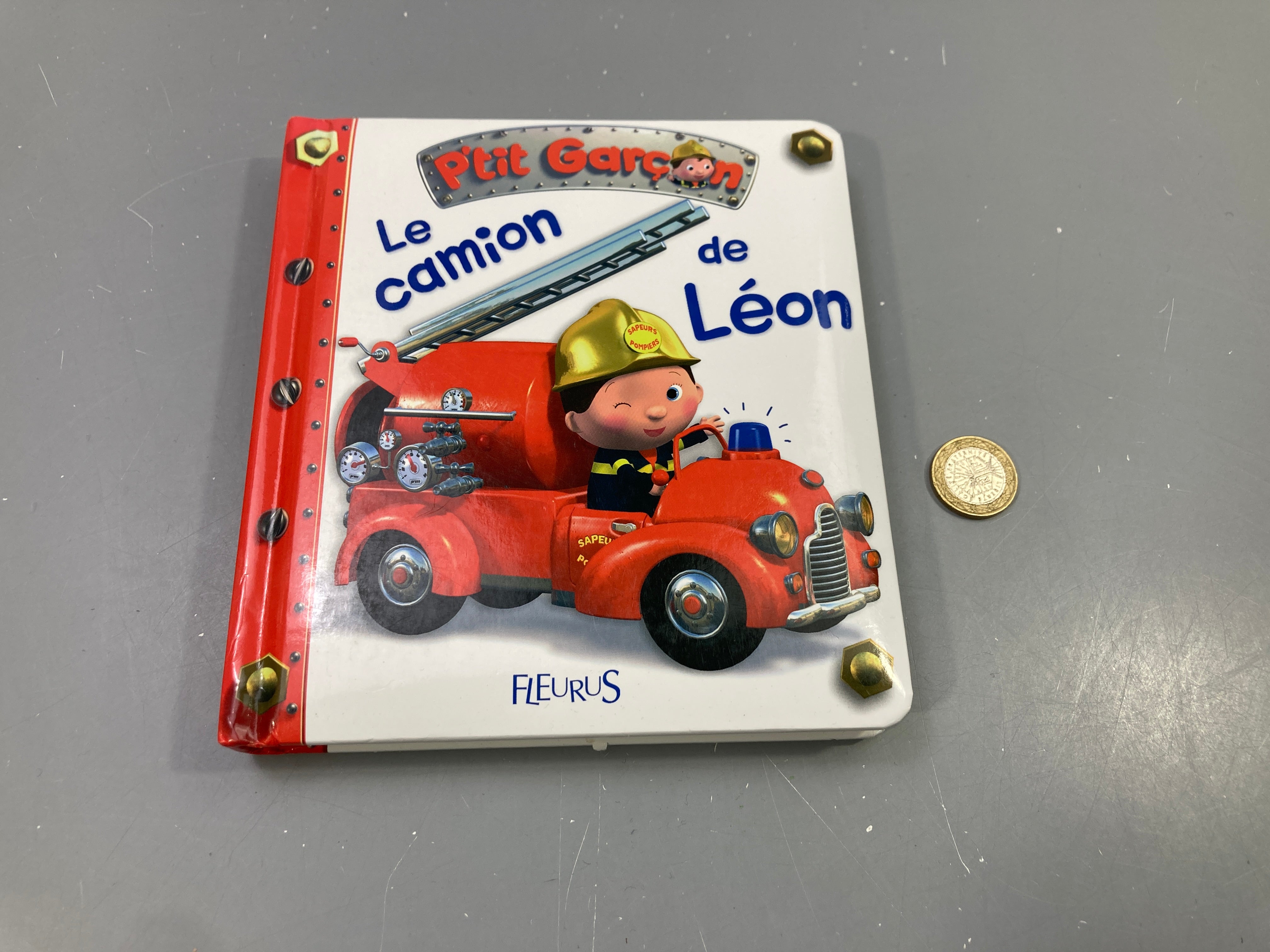 Livre carton P'tit Garçon, Le camion de Léon, Fleurus
