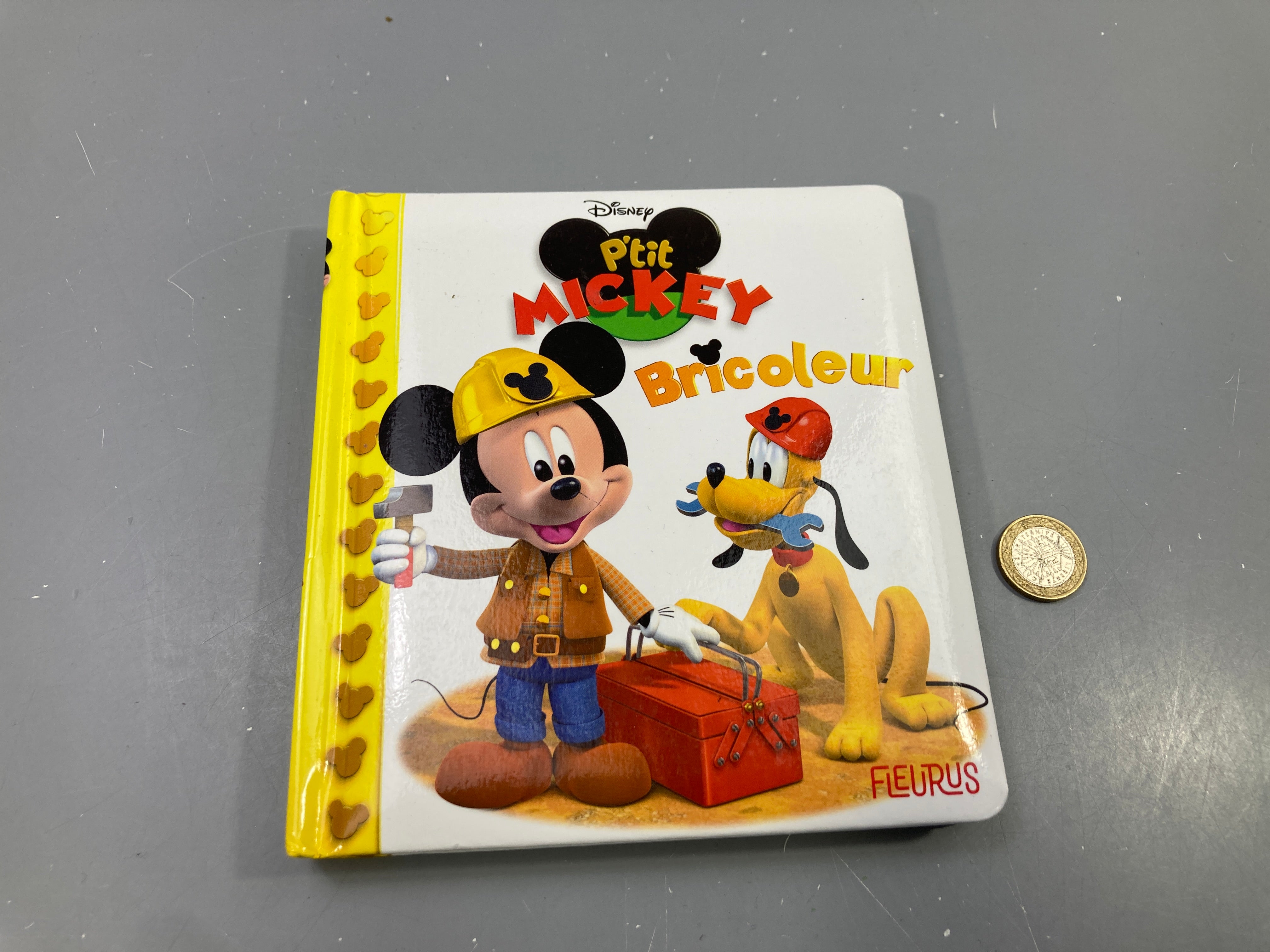 Livre carton P'tit Mickey, Bricoleur, Fleurus
