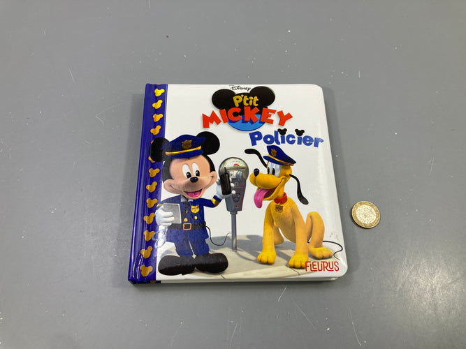 Livre carton P'tit Mickey, Policier, Fleurus, moins cher chez Petit Kiwi
