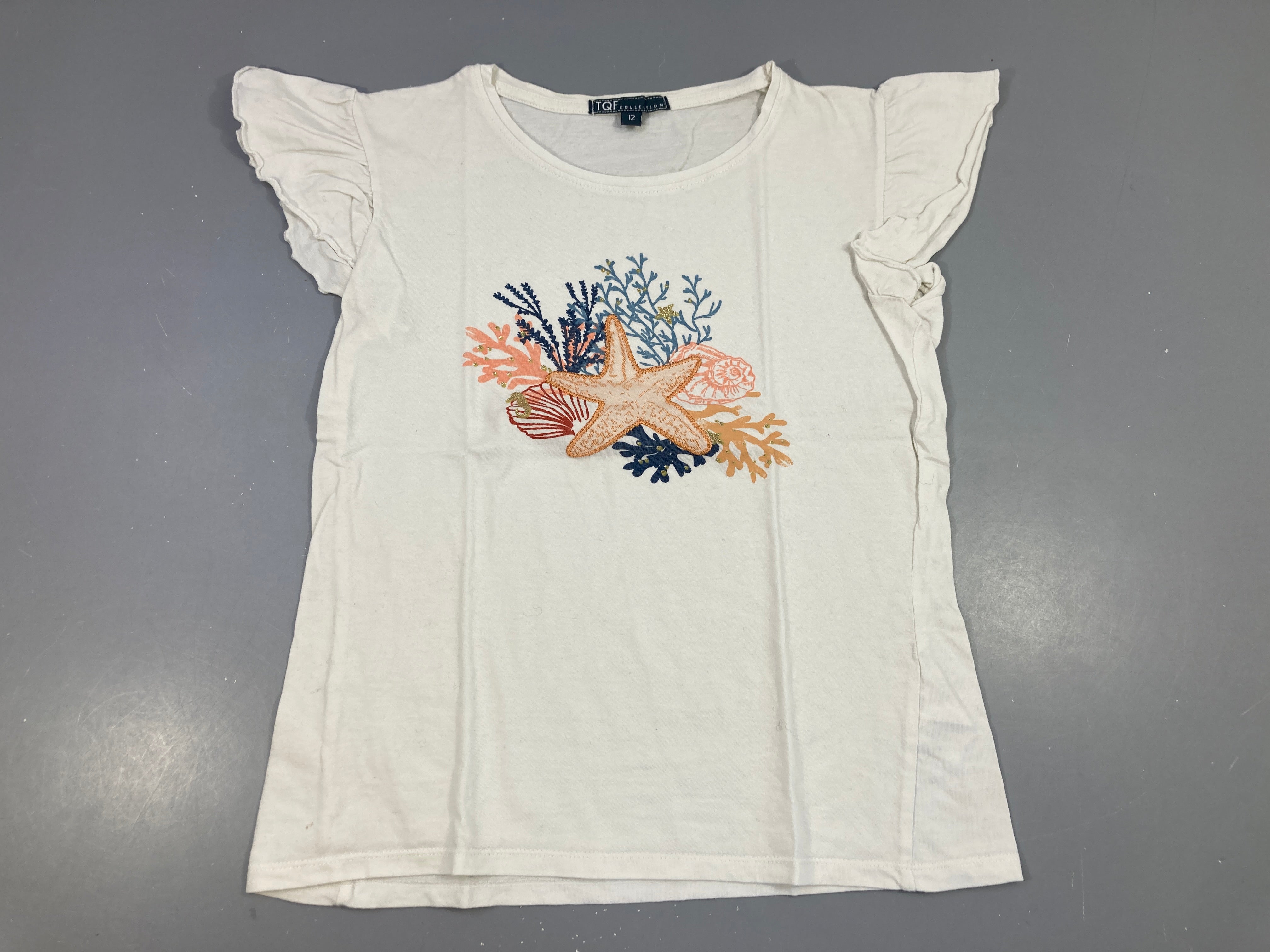 T-shirt m.c blanc étoile de mer