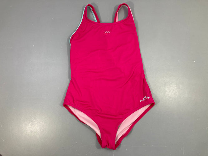 Maillot de bain rose vif, Nabaiji, moins cher chez Petit Kiwi