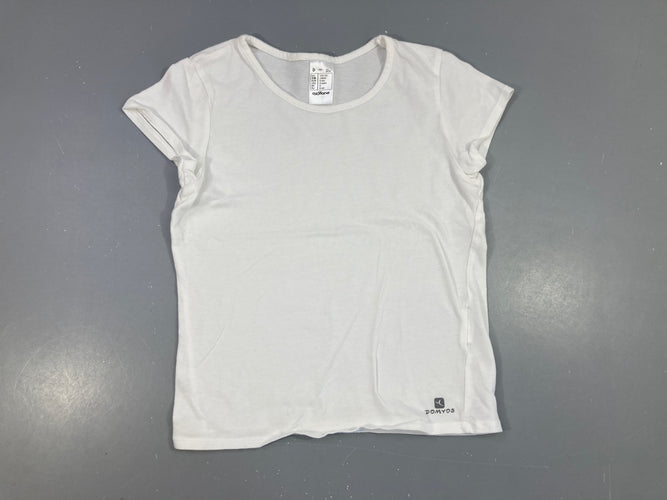 T-shirt m.c blanc, Domyos bouloché, moins cher chez Petit Kiwi