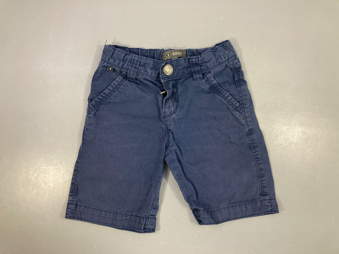 Bermuda bleu marine, décoloré, moins cher chez Petit Kiwi