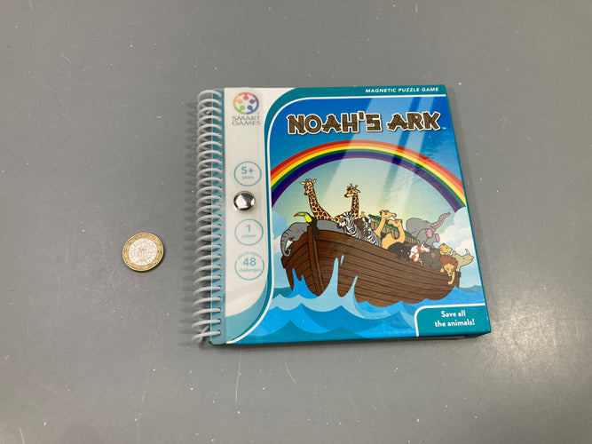 Jeu de voyage magnétique Noah's Ark, 5 ans et +, 1 joueur, 48 défis, Smart Games, moins cher chez Petit Kiwi