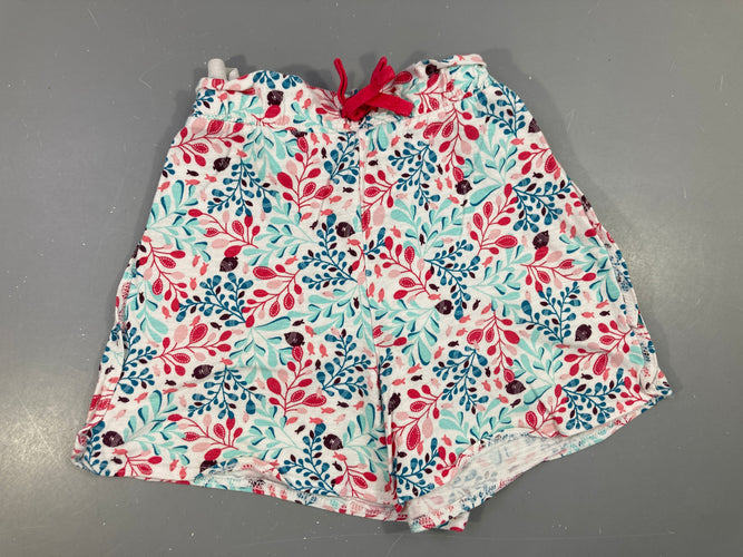 Short jersey blanc poissons, moins cher chez Petit Kiwi