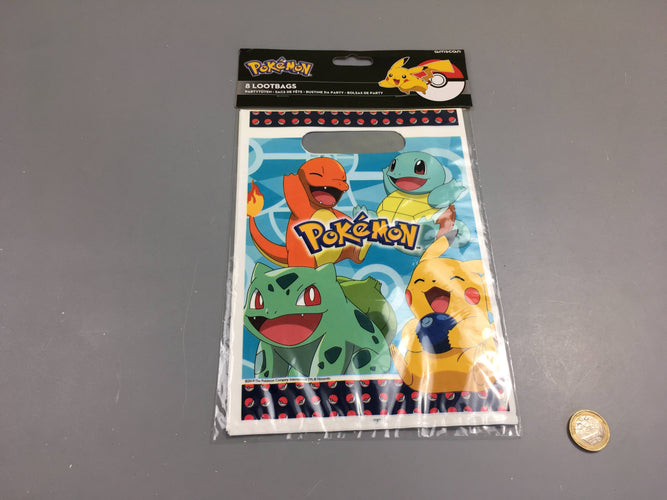 Neuf- 6 Pochettes 16-22cm Pokemon, moins cher chez Petit Kiwi