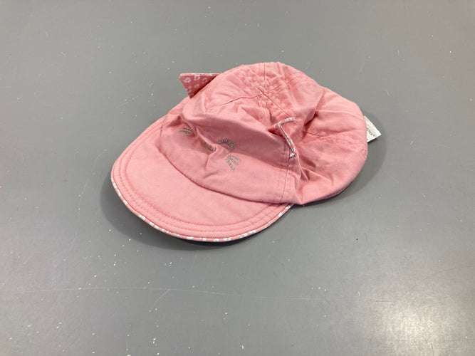Casquette souple rose chat, 51cm, moins cher chez Petit Kiwi