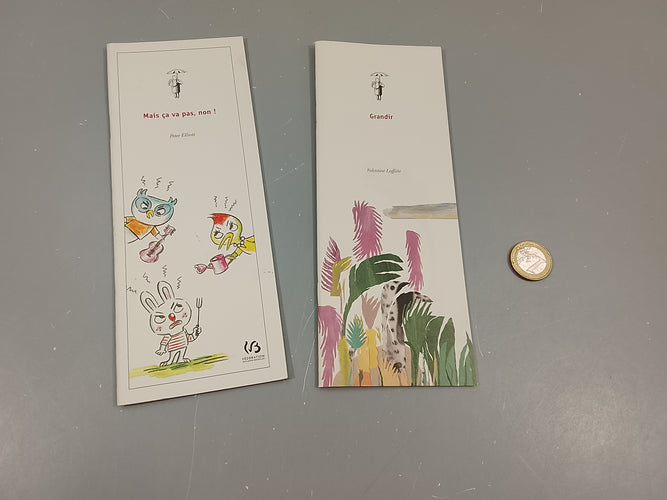 2 petits livrets  "Mais ça va pas non!" et "Grandir", moins cher chez Petit Kiwi
