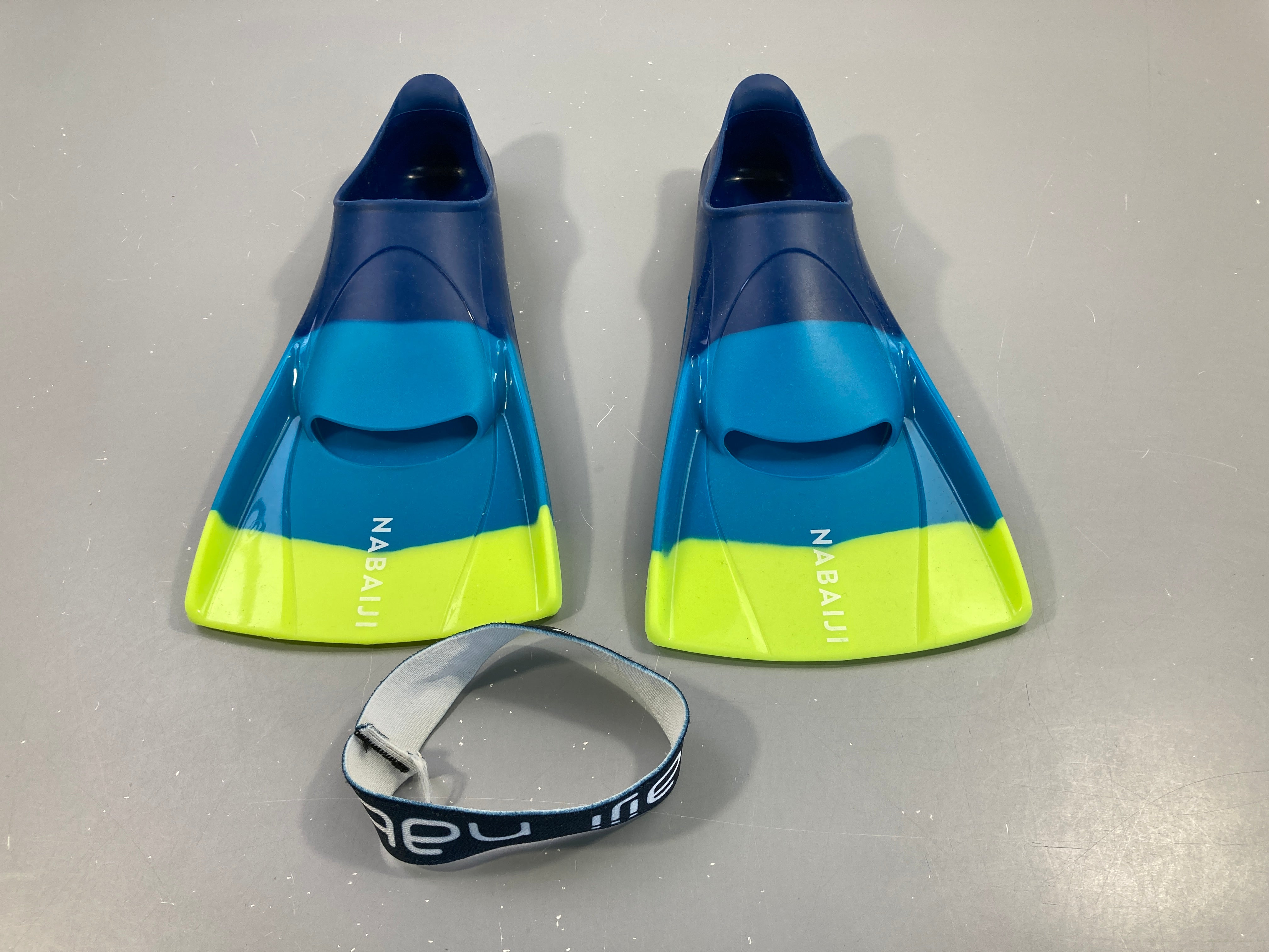 Palmes de natation - Silifin bleu jaune, 29-30