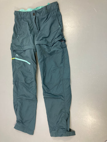 Pantalon bleu de randonnée, modulable en short, moins cher chez Petit Kiwi
