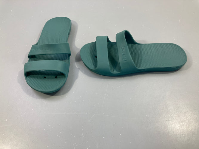 Sandale claquette piscine slap 100 basic kaki, 39-40, moins cher chez Petit Kiwi