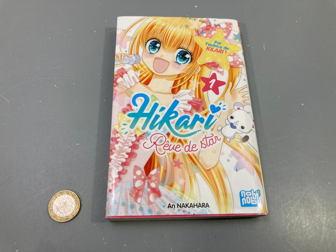 Manga Hikari Rêve de star tome 1, An Nakahara, Nobi Nobi, moins cher chez Petit Kiwi
