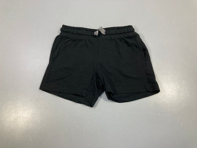 Short jersey noir, moins cher chez Petit Kiwi