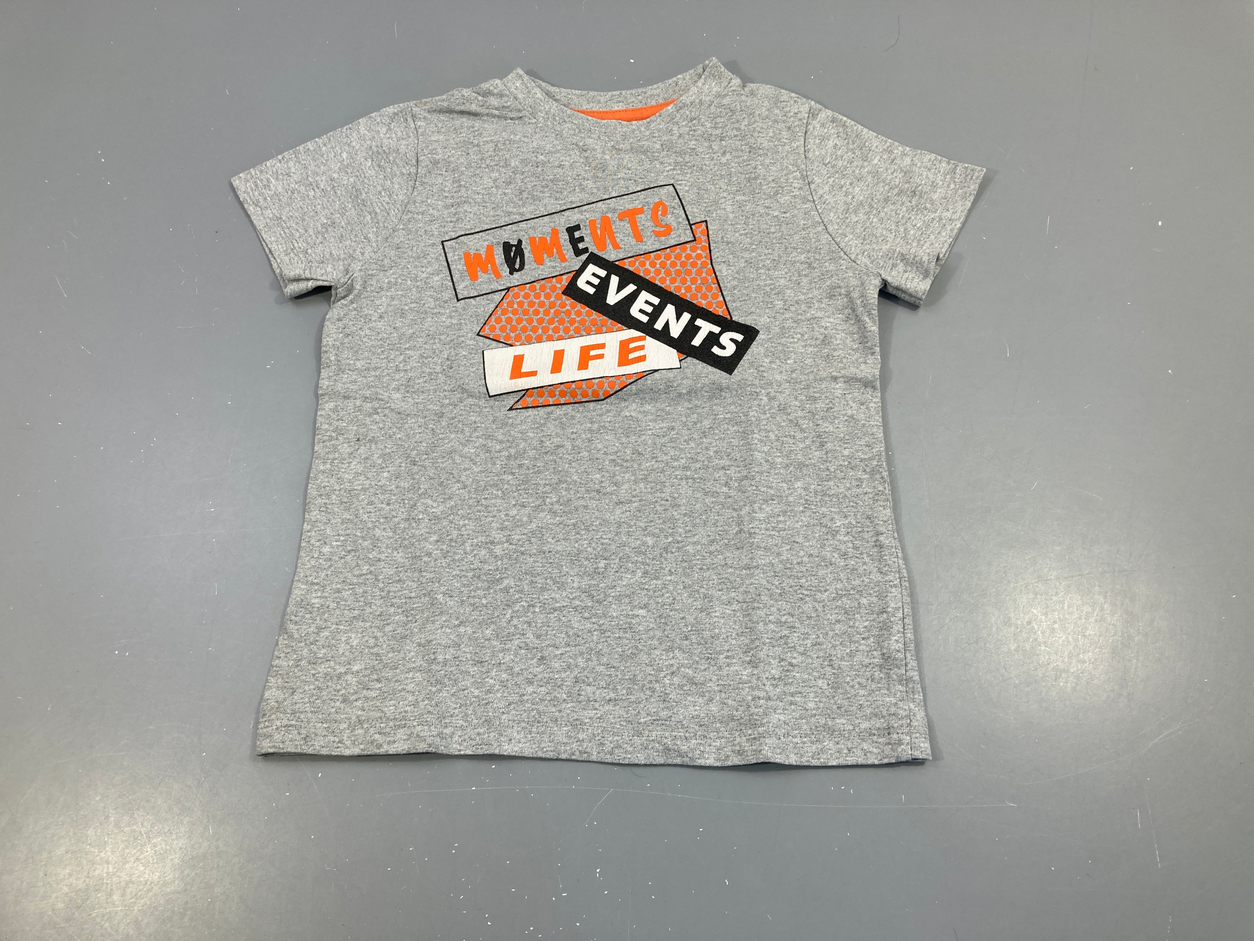 T-shirt m.c gris chiné Events