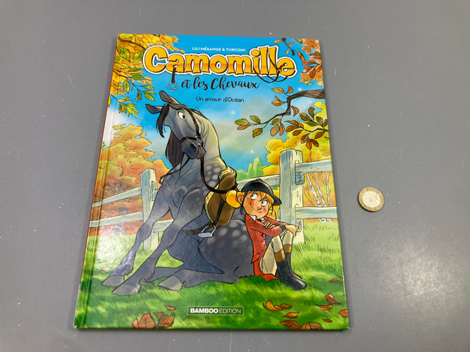 BD Camomille et les chevaux, Un amour d'Océan, Lili Mésange et Turconi, Bamboo, moins cher chez Petit Kiwi