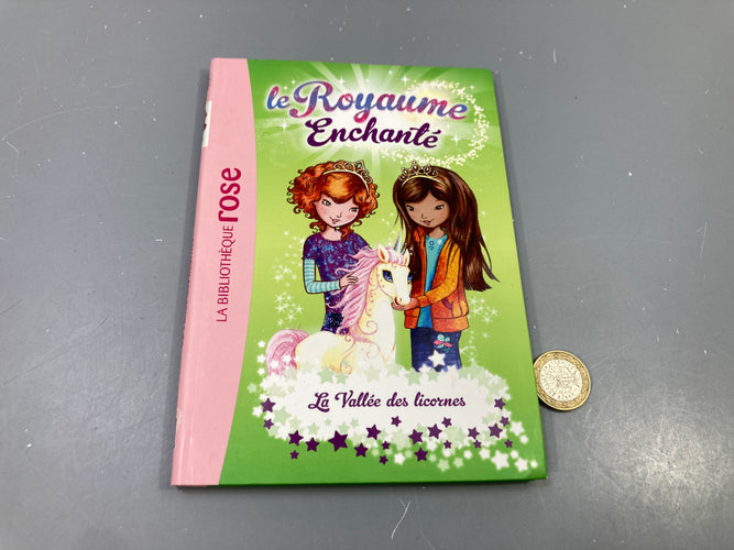 Livre Le Royaume Enchanté, La Vallée des licornes, Bibliothèque rose, moins cher chez Petit Kiwi