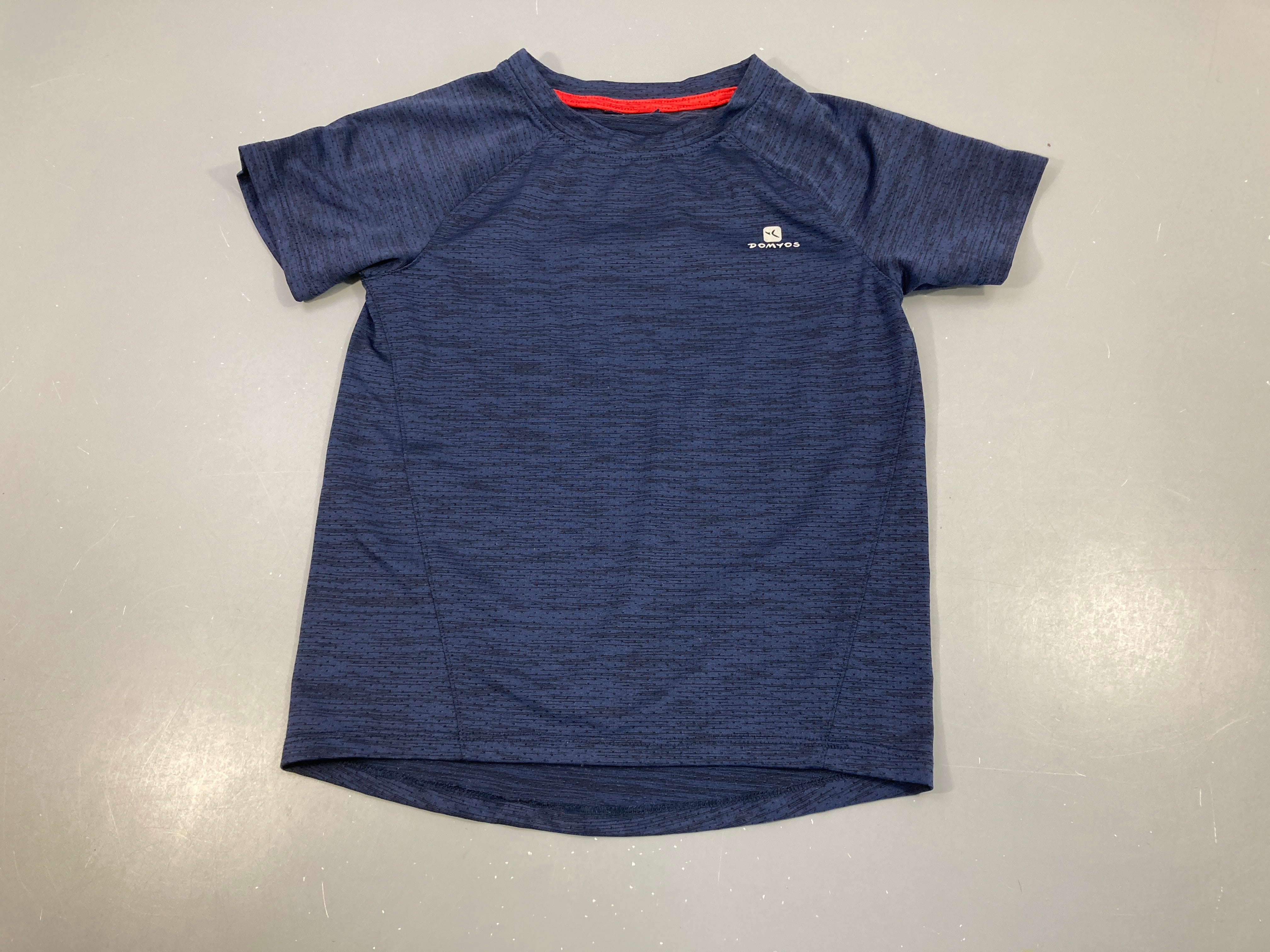 T-shirt m.c de sport bleu marine Domyos