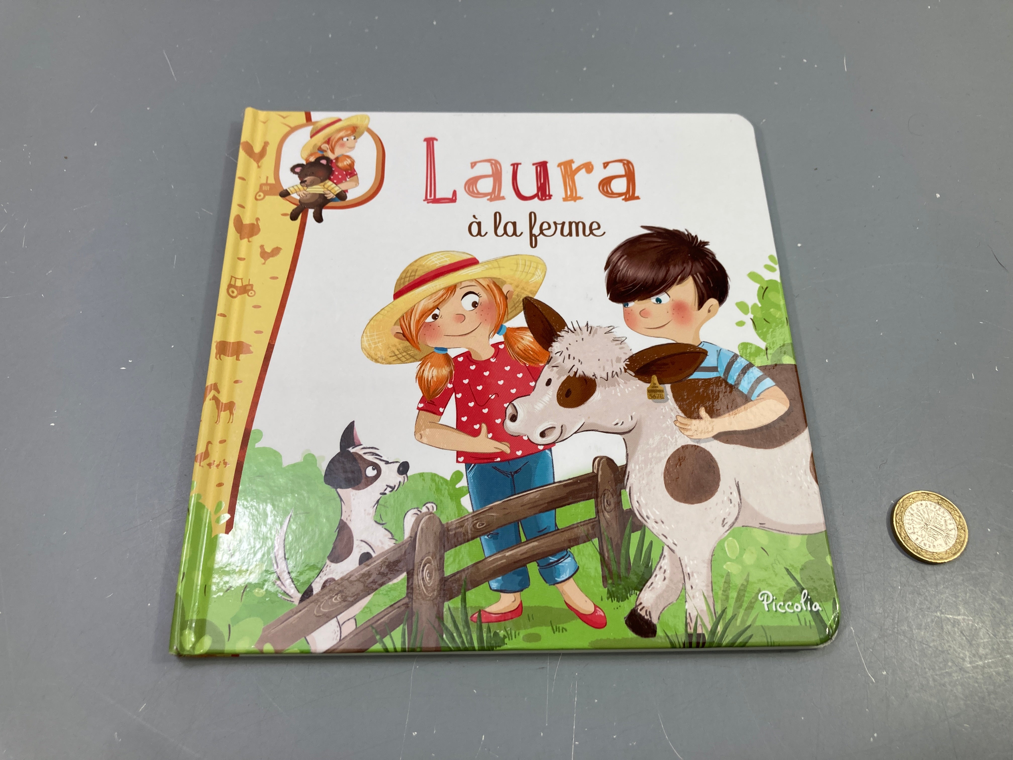 Livre Laura à la ferme, Piccolia