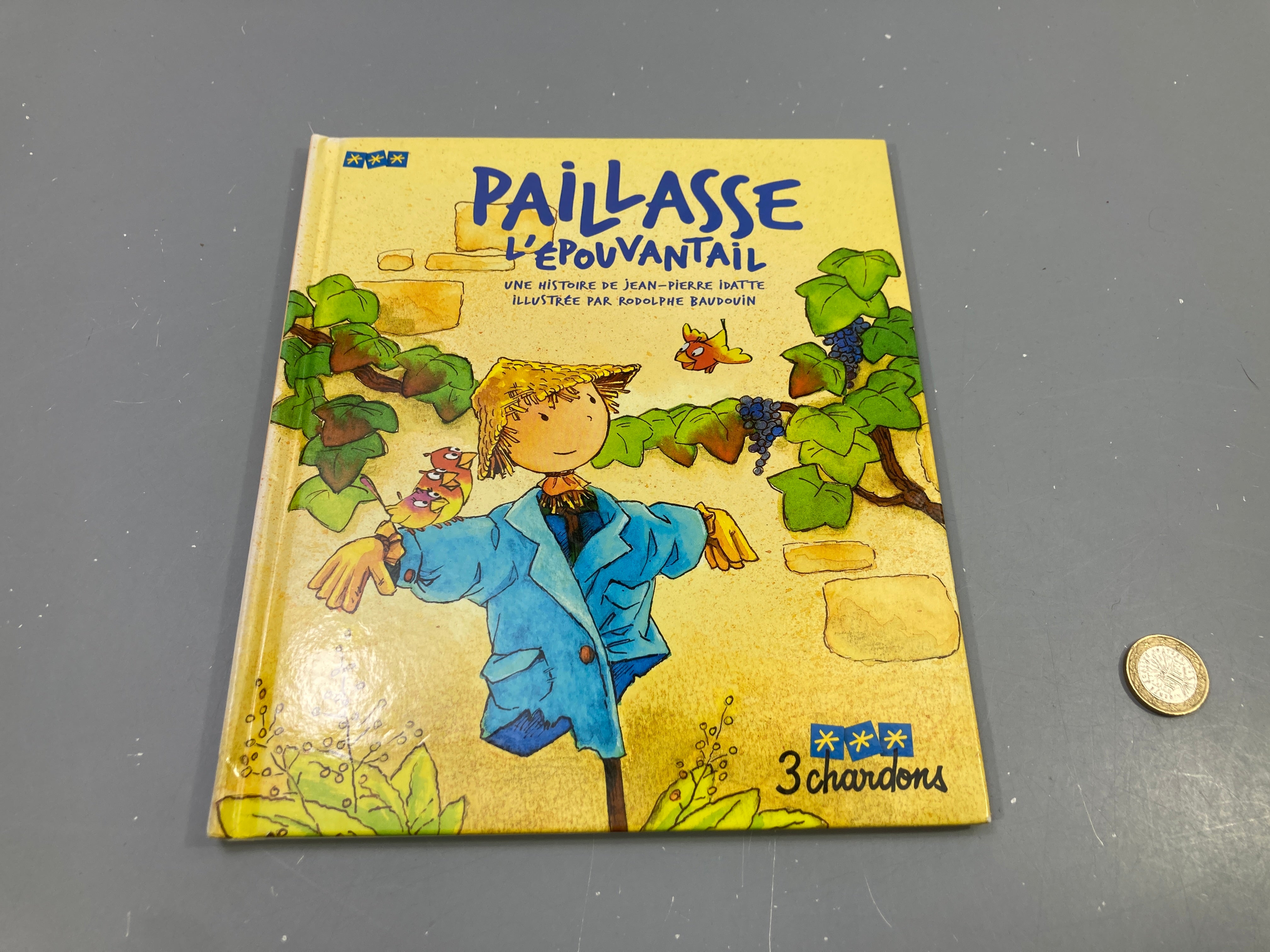 Livre Paillasse l'épouvantail, J.-P. Idatte et R. Baudouin, 3 chardons