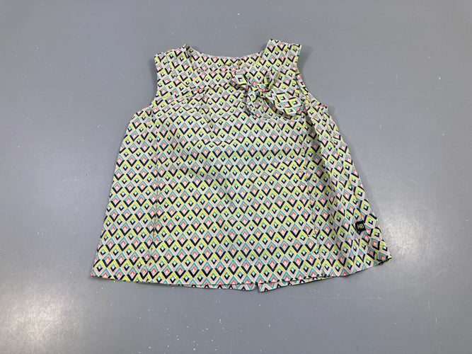 Blouse s.m losanges multicolore, moins cher chez Petit Kiwi