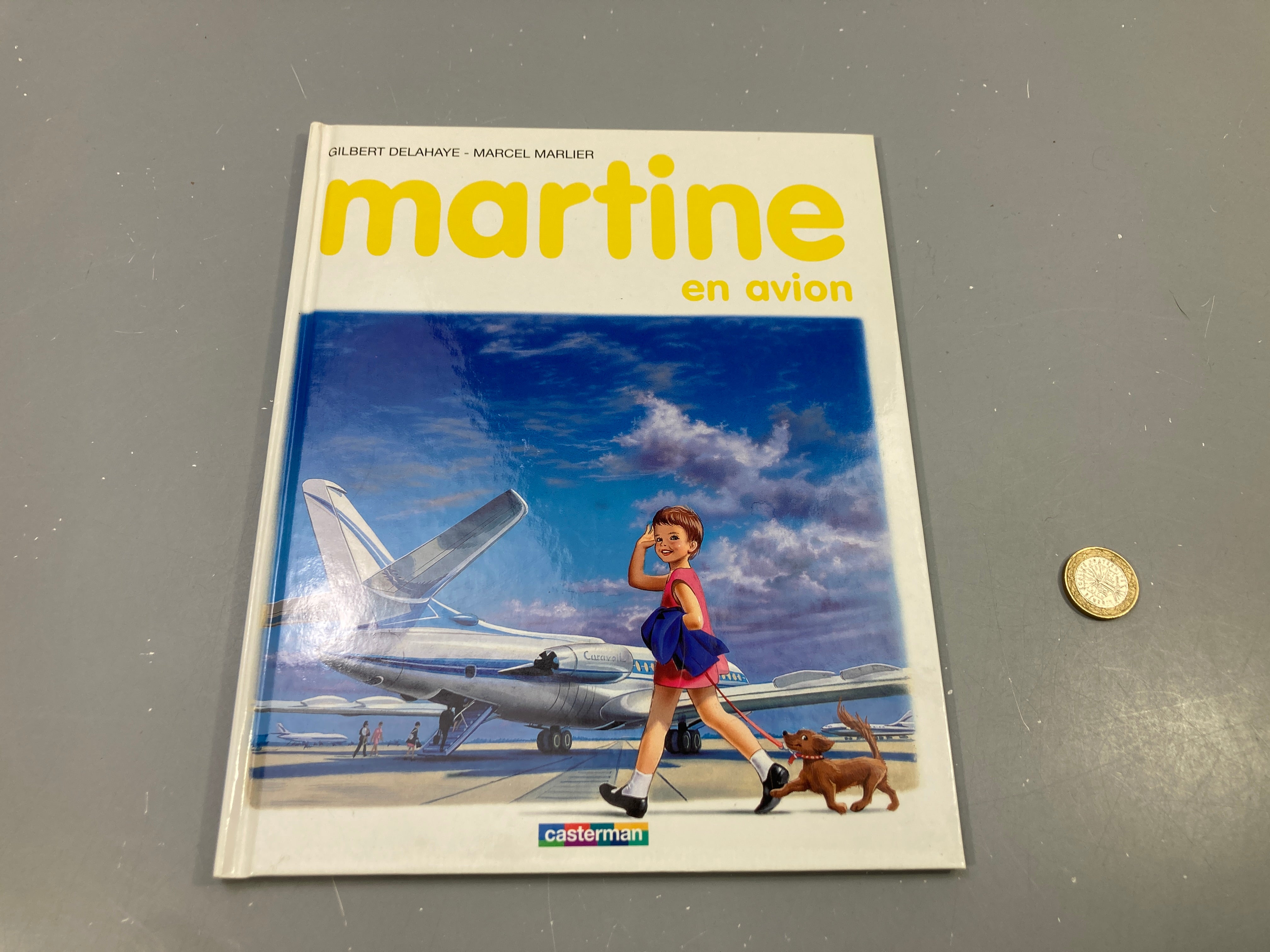 Livre Martine en avion, G. Delahaye et M. Marlier