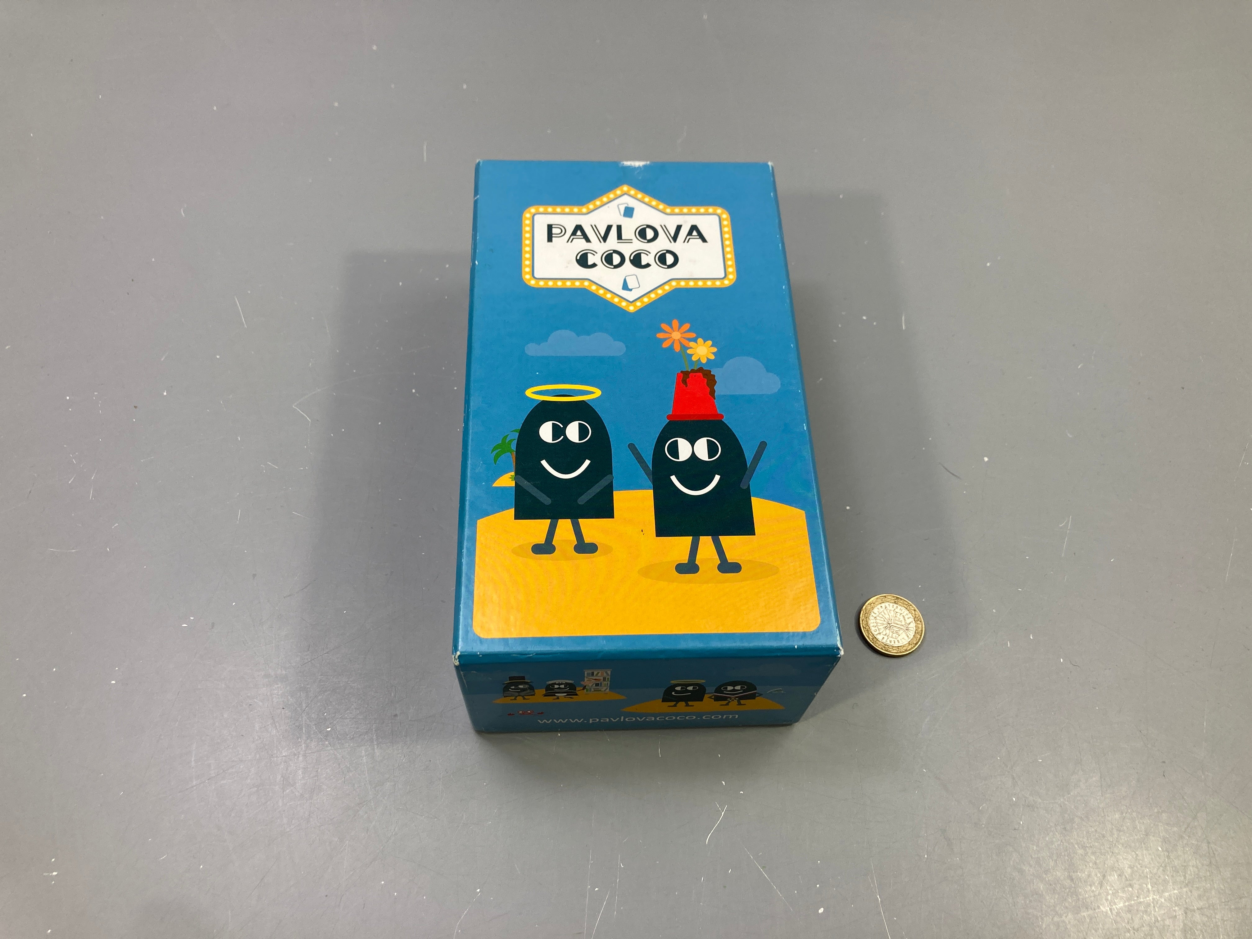 Jeu de cartes Pavlova Coco, boîte bleue