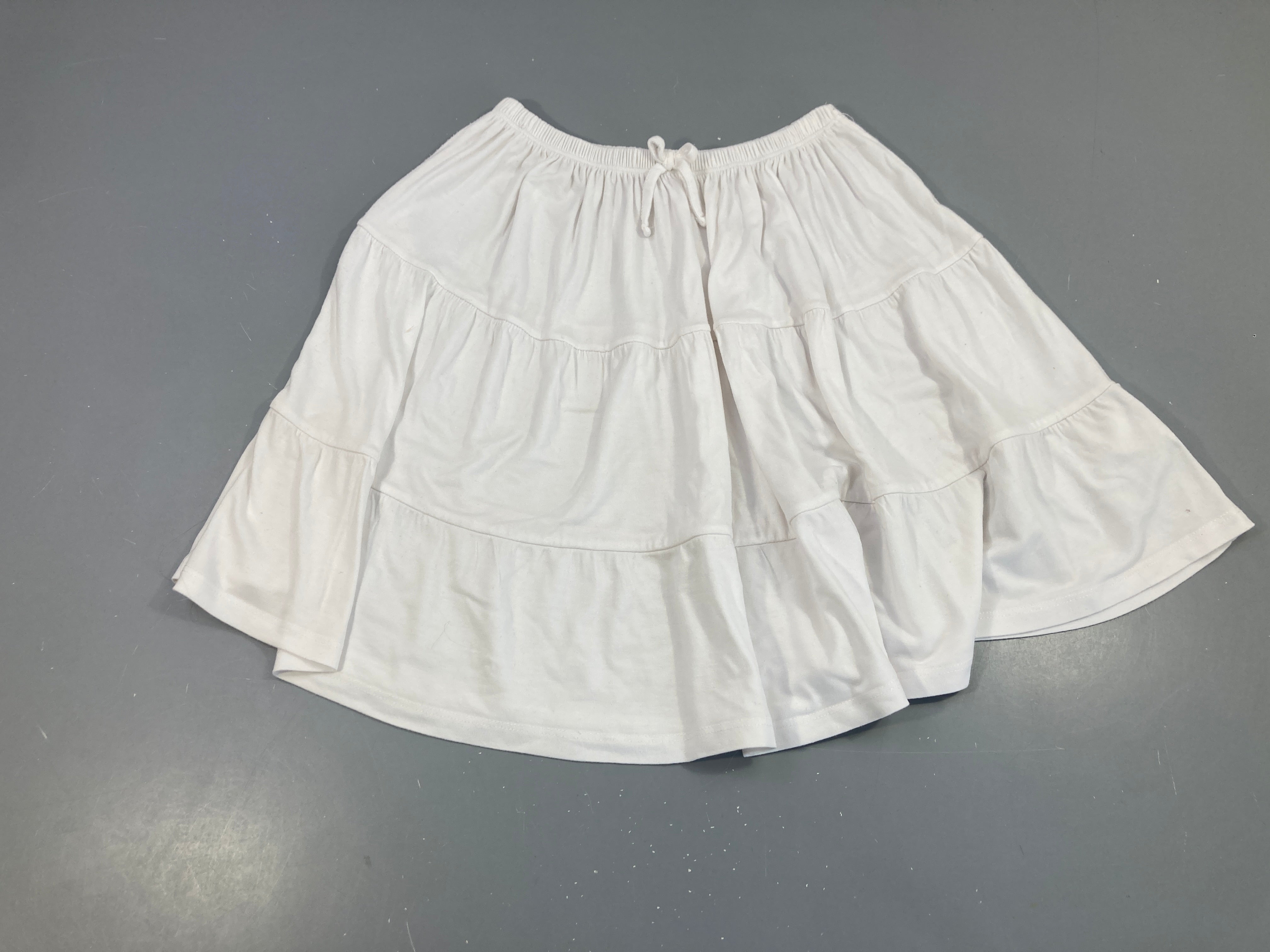 Jupe jersey blanche