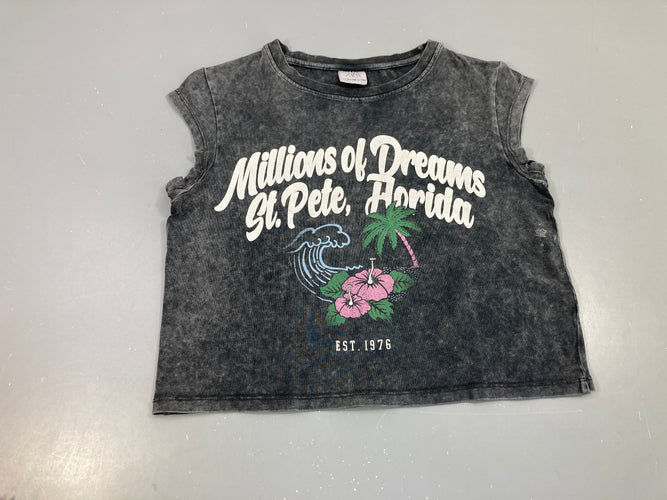 T-shirt m.c gris Millons oh dreams, moins cher chez Petit Kiwi