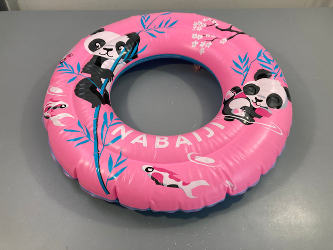 Bouée donut rose panda Nabaiji, 51cm, moins cher chez Petit Kiwi