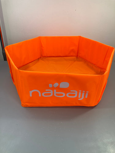Piscinette enfant TIDIPOOL BASIC orange en mousse de 65 cm de diamètre, moins cher chez Petit Kiwi