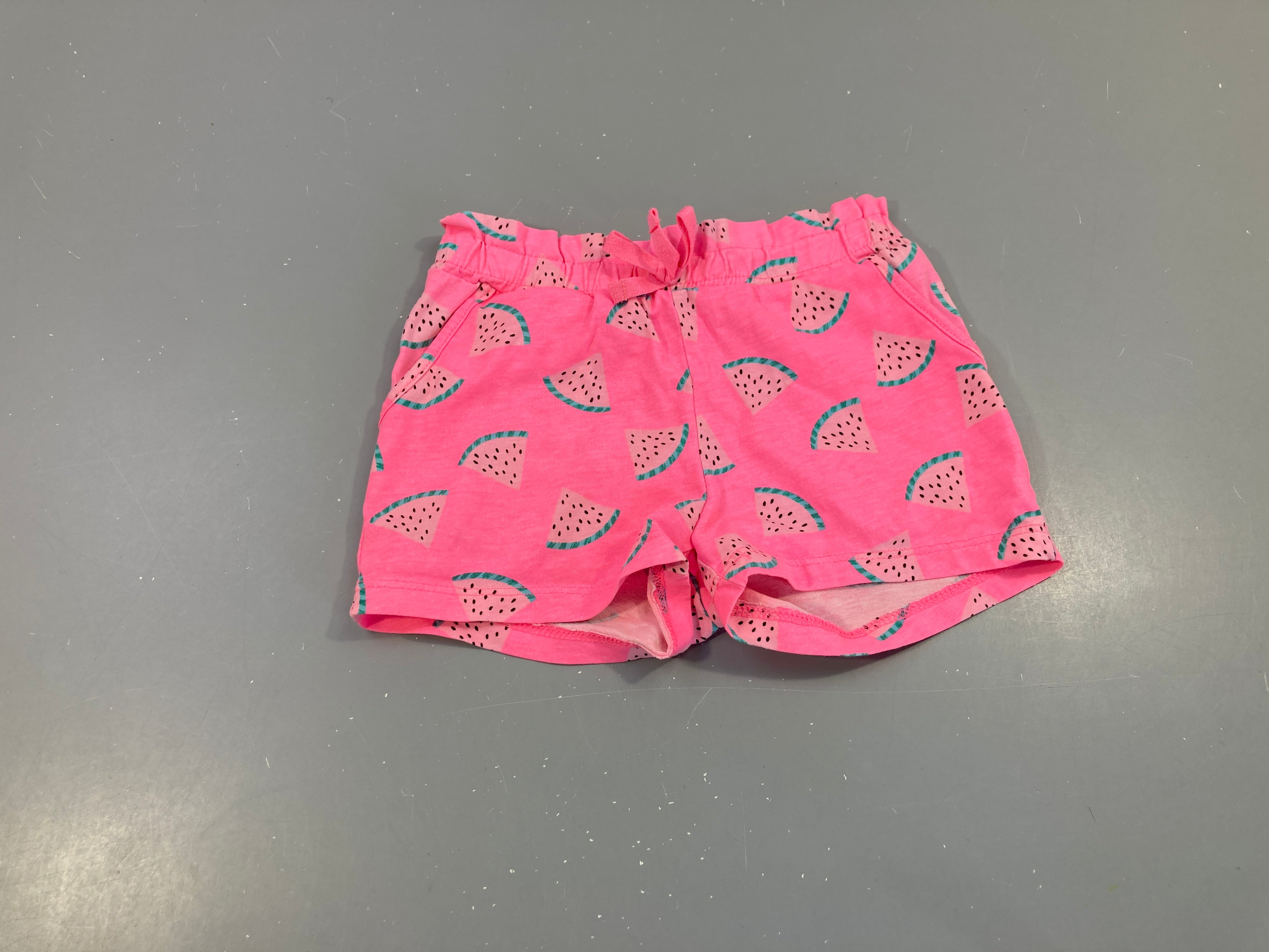 Short jersey rose néon pastèques