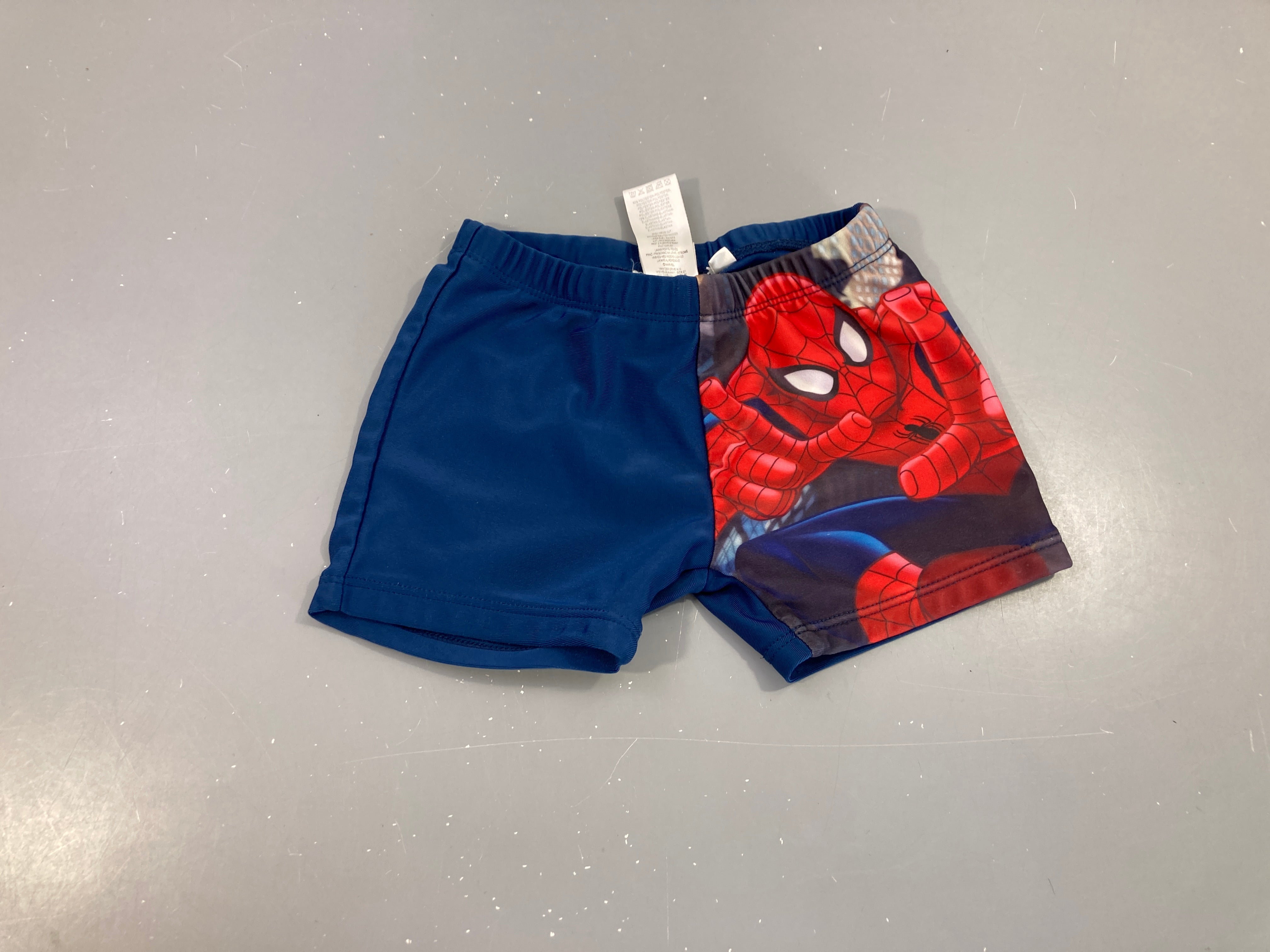 Maillot boxer bleu marine Spider man